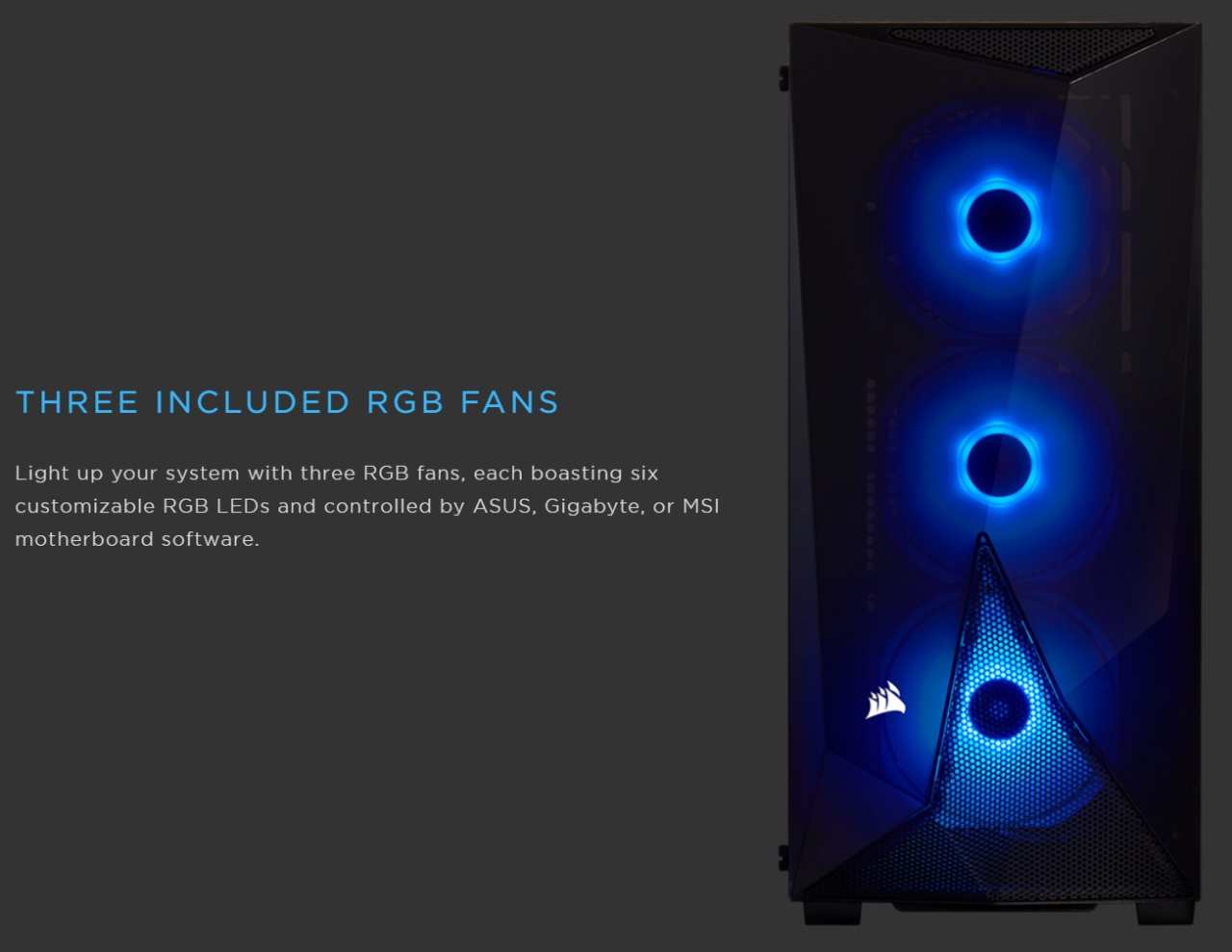 Corsair SPEC Delta RGB Black Cabinet | Ezpz Solutions