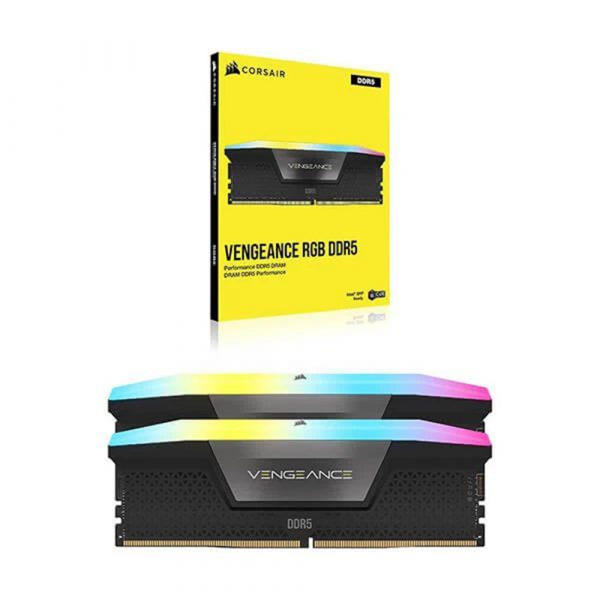 Corsair Vengeance RGB 32GB (16GBx2) 7200MHz DDR5 CL34 Desktop RAM Memory Module