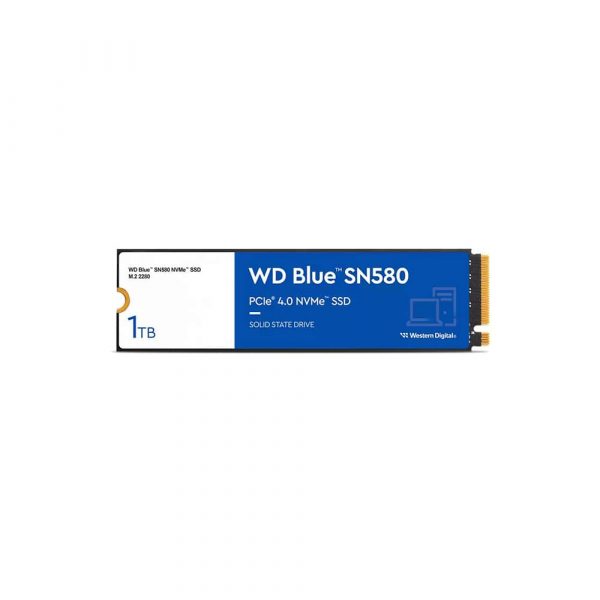 Western Digital WD Blue SN580 1TB Gen4 M.2 NVMe Internal SSD