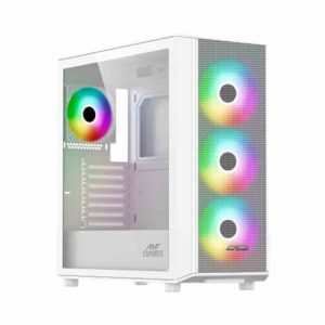 Ant Esports 411 Air White ARGB Gaming Cabinet