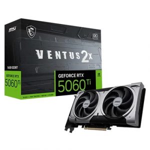 MSI Nvidia GeForce RTX 5060 Ti Ventus 2X OC Plus 16GB GDDR7 Dual Fan Graphics Card