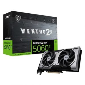 MSI Nvidia GeForce RTX 5060 Ti Ventus 2X Plus 16GB GDDR7 Dual Fan Graphics Card